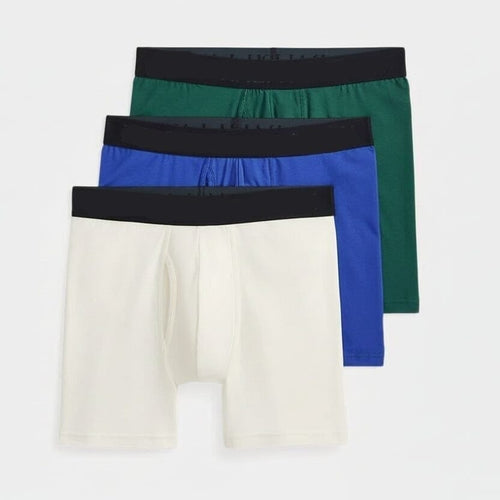 4D-Flex Polo Bear Boxershorts 3er-Pack Vahler Nevis/Royal/Grün S 