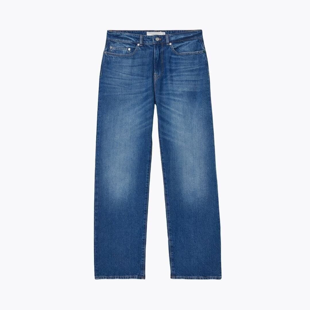 5-Pocket Jeans in Gerader Passform Vahler Jeansblau S 