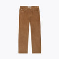 5-Pocket Straight Fit Velours-Hose Vahler Braun S 