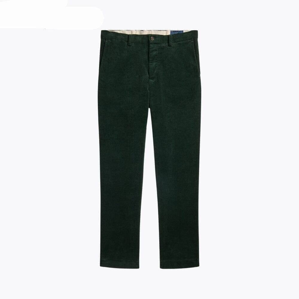 Andover Slim Fit Stretch Cord-Hose Vahler Grün 28 