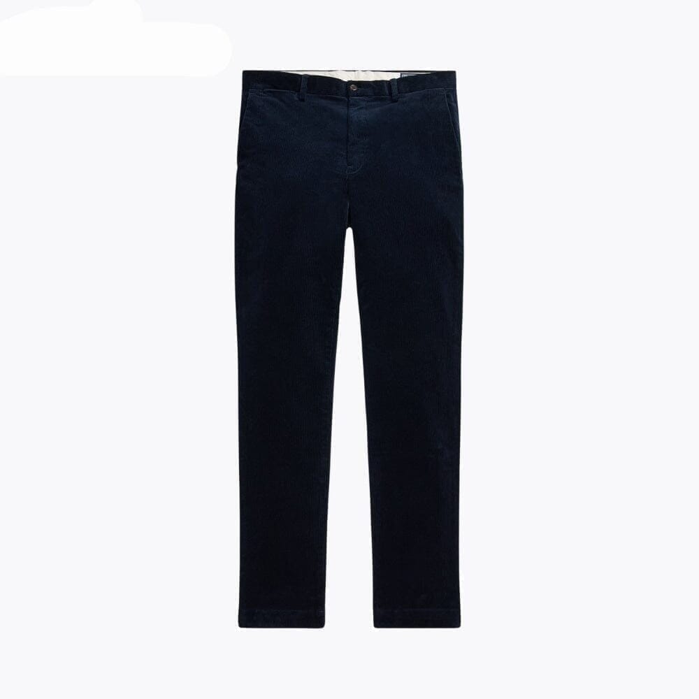 Andover Slim Fit Stretch Cord-Hose Vahler Marineblau 28 