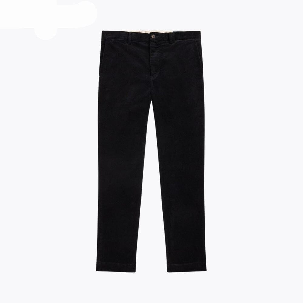 Andover Slim Fit Stretch Cord-Hose Vahler Schwarz 28 