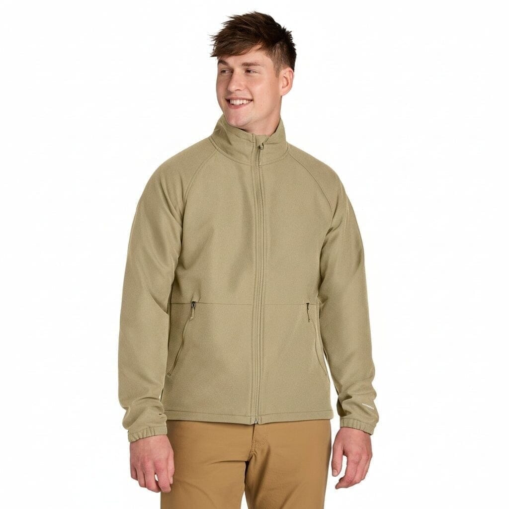 Barr Lake Softshell-Jacke Vahler Khaki Stein Dunkel Meliert S 