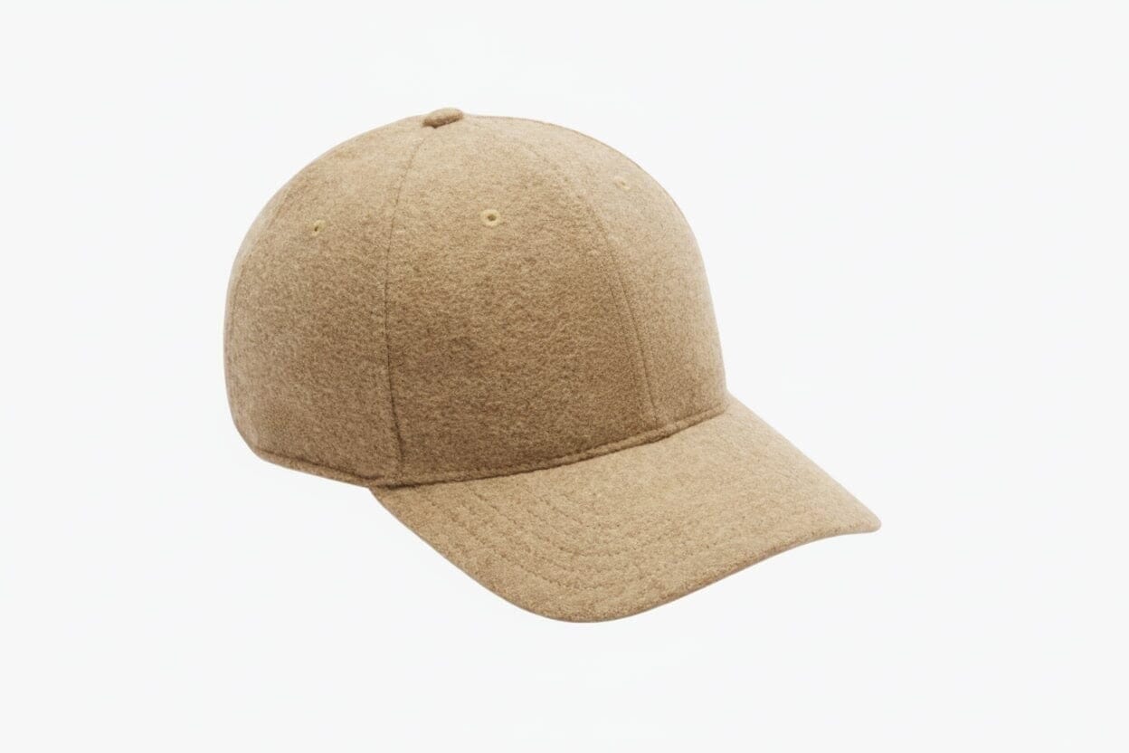 Baseball Cap Aus Wollfilz Vahler Beige 