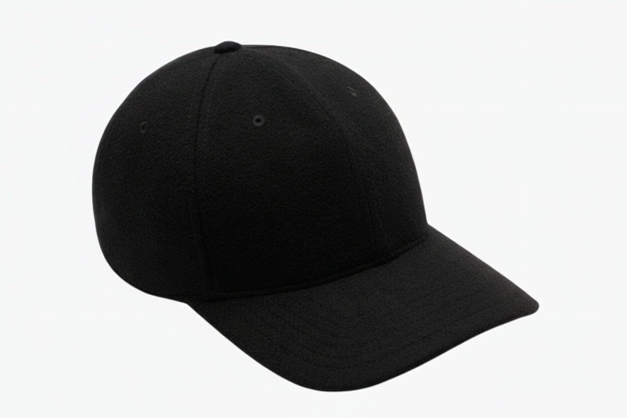 Baseball Cap Aus Wollfilz Vahler Schwarz 