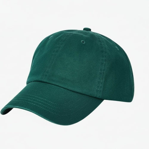 Baumwoll-Chino Baseball Cap Vahler College Grün 
