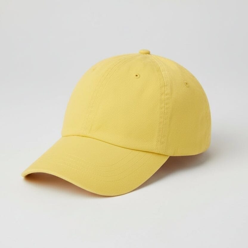 Baumwoll-Chino Baseball Cap Vahler Gelb 