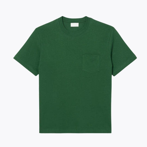 Baumwoll-T-Shirt Mit Brusttasche Vahler Kieferngrün S 