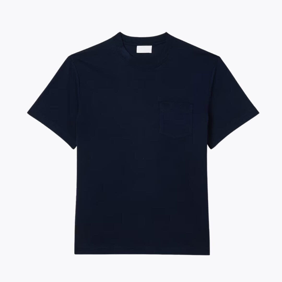 Baumwoll-T-Shirt Mit Brusttasche Vahler Mitternachtsblau S 