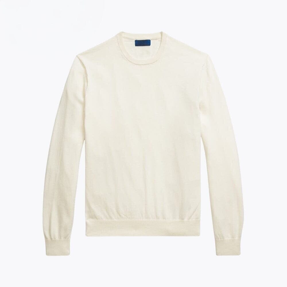 Baumwolle-Kaschmir Rundhals Pullover Vahler Creme S 