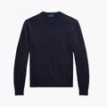 Baumwolle-Kaschmir Rundhals Pullover Vahler Marineblau S 