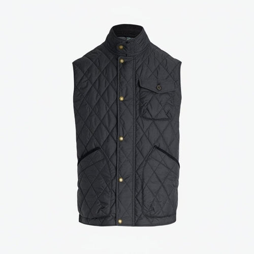 Beaton Gesteppte Utility-Weste Vahler Polo Schwarz S 