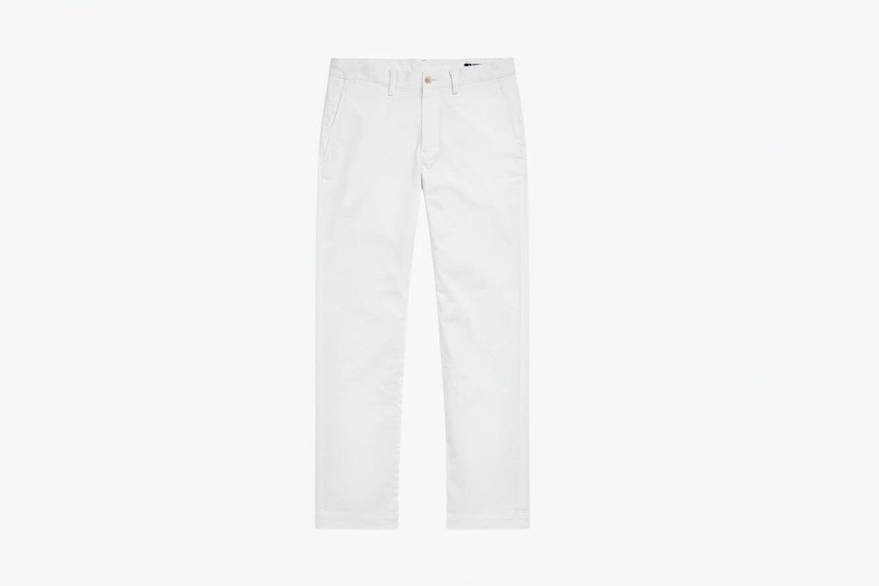 Bedford Chino-Hose Aus Gewaschenem Baumwoll-Stretch Vahler Weiß 28 
