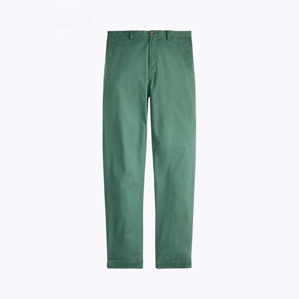 Bedford Classic Fit Gewaschene Chino Hose Vahler Grün 28 