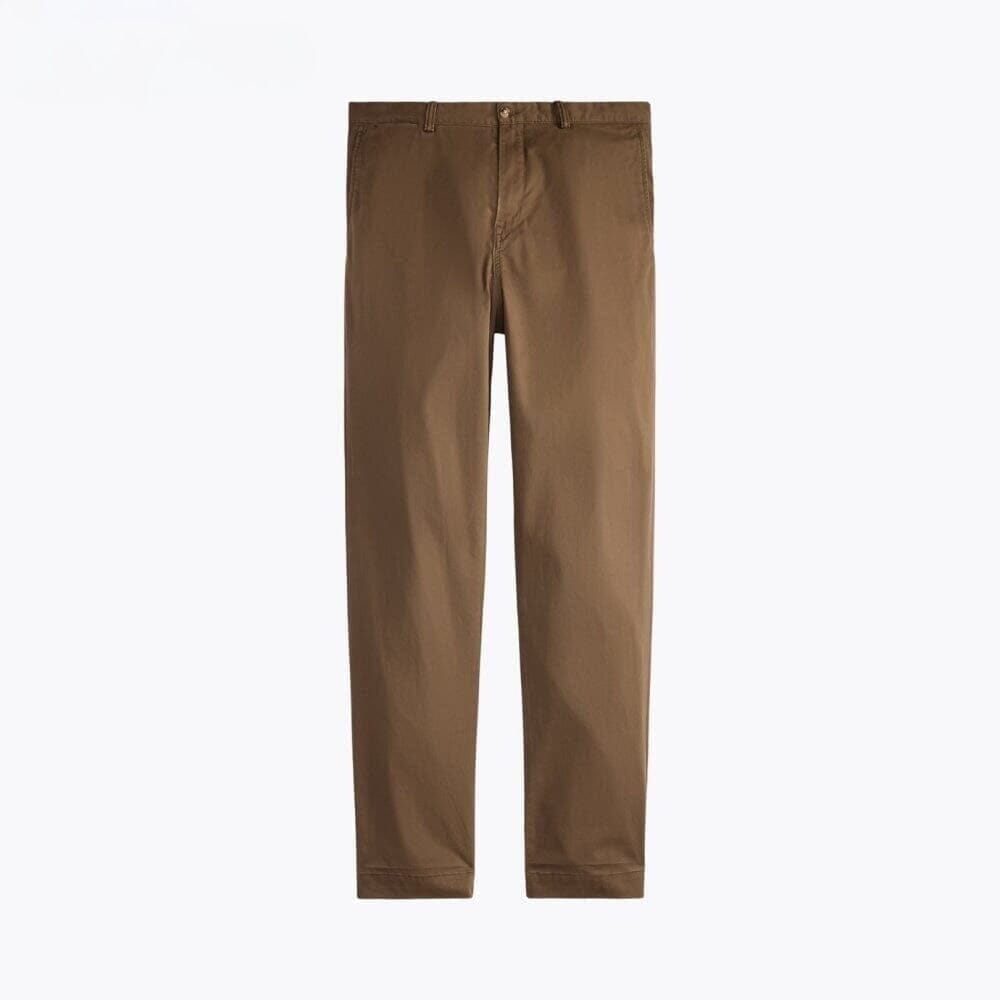 Bedford Classic Fit Gewaschene Chino Hose Vahler Kastanie 28 