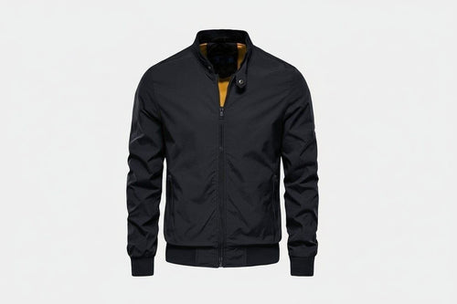 Bomber Classic Bomberjacke Vahler Schwarz S 