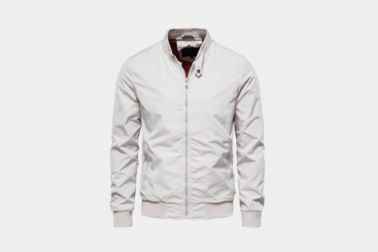 Bomber Classic Bomberjacke Vahler Weiß S 