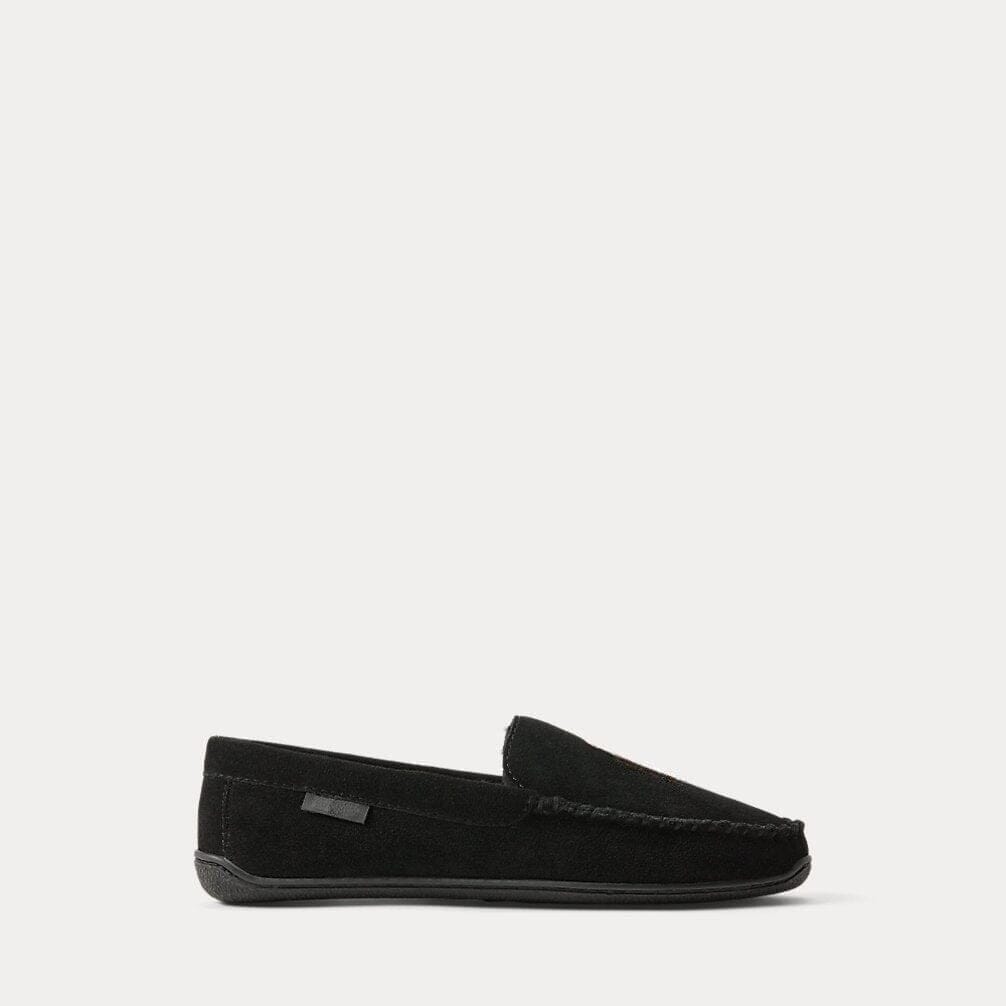 Brenan Polo Bear Wildleder-Loafer Vahler Schwarz/Weihnachtsbär 36 