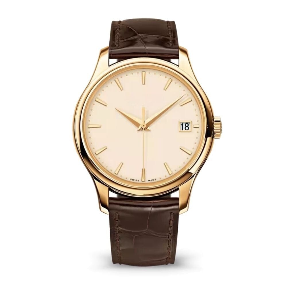 Calatrava 5227J-001 Gelbgold Mit Elfenbeinfarbenem Zifferblatt Vahler 