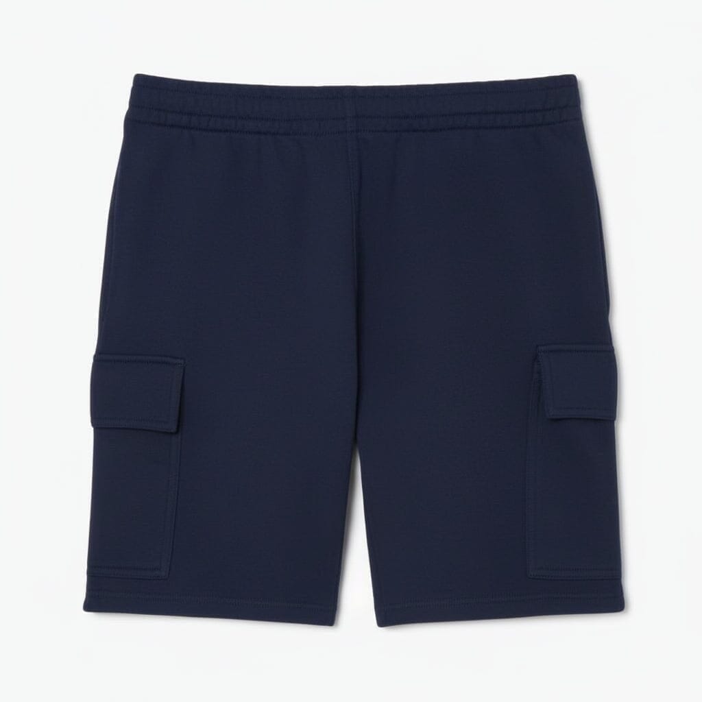 Cargo-Shorts Aus Baumwoll-Fleece Vahler Mitternachtsblau S 