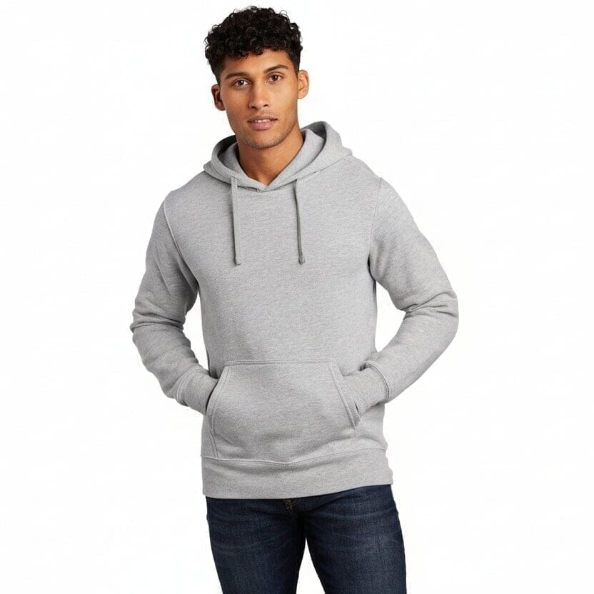 Chest Logo Pullover Hoodie Vahler Hellgrau Meliert S 