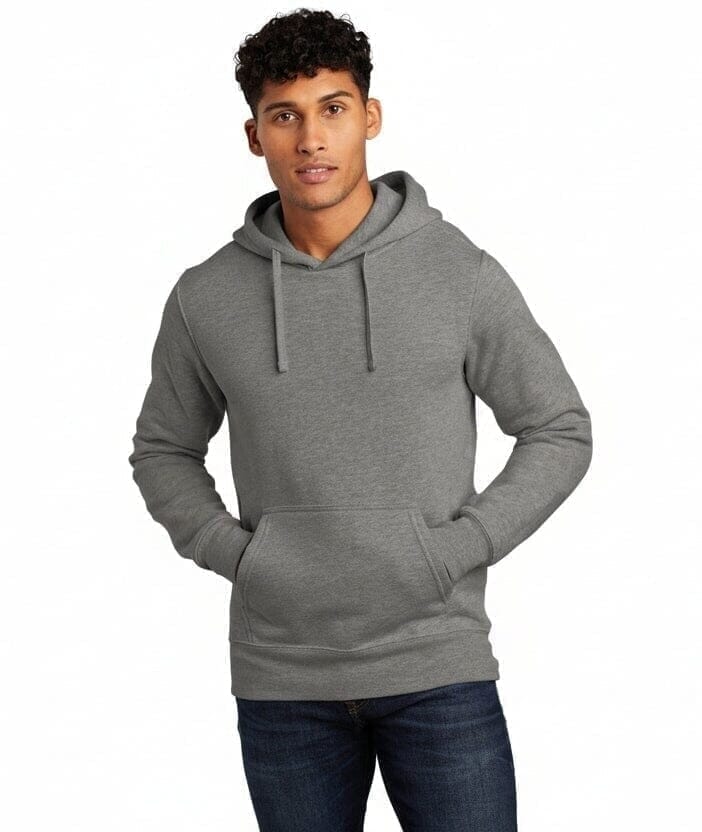 Chest Logo Pullover Hoodie Vahler Mittelgrau Meliert S 