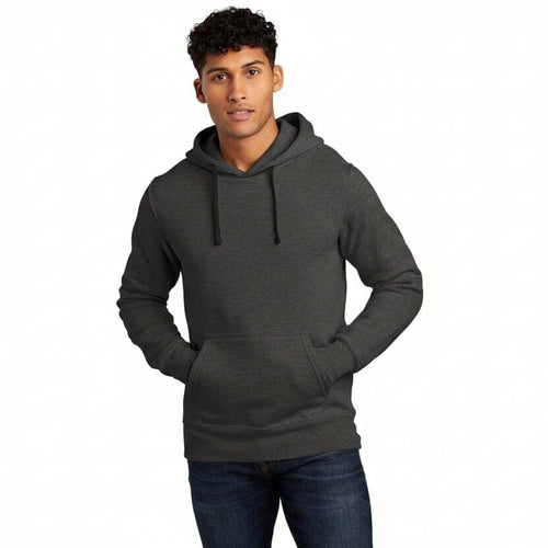 Chest Logo Pullover Hoodie Vahler Schwarz Meliert S 