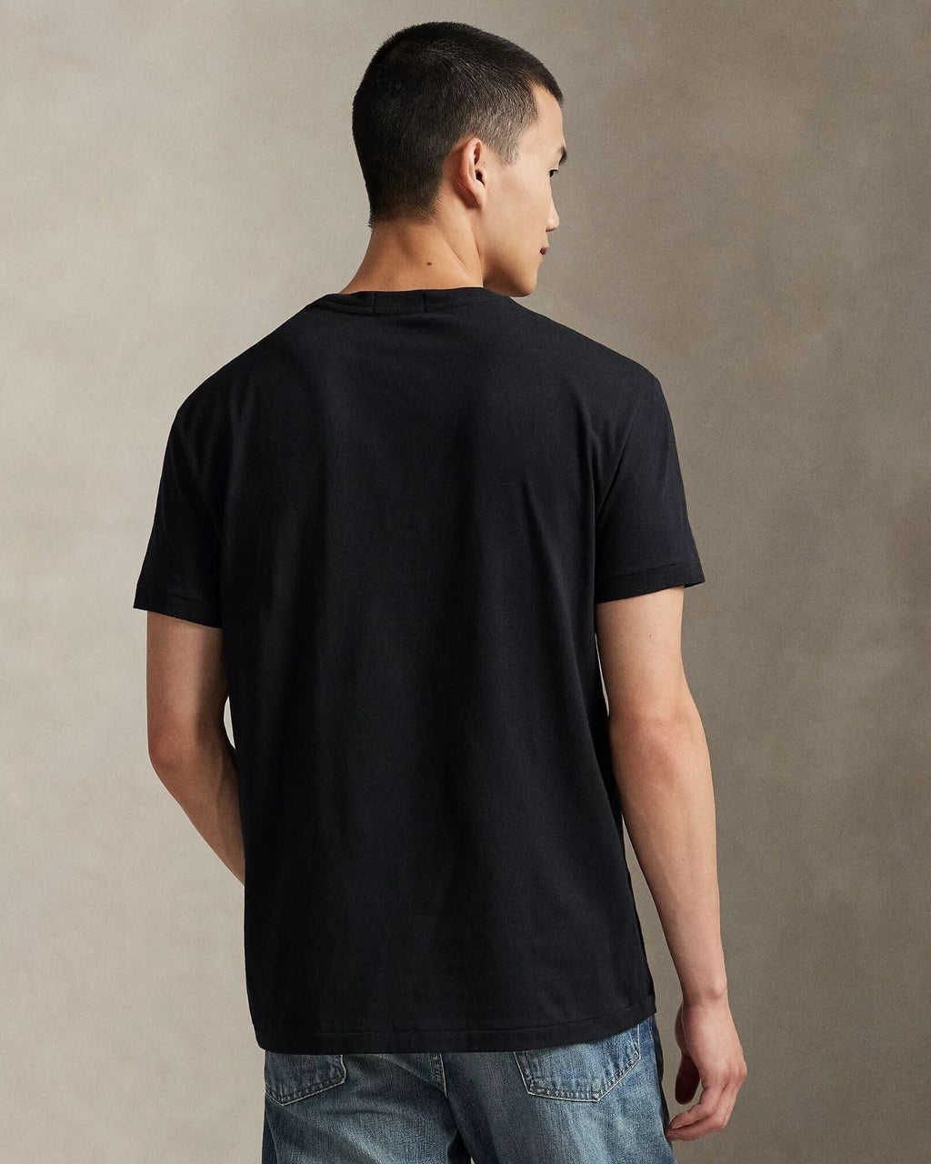Classic Fit Polo Bear Jersey T-SHIRT Schwarz Vahler 