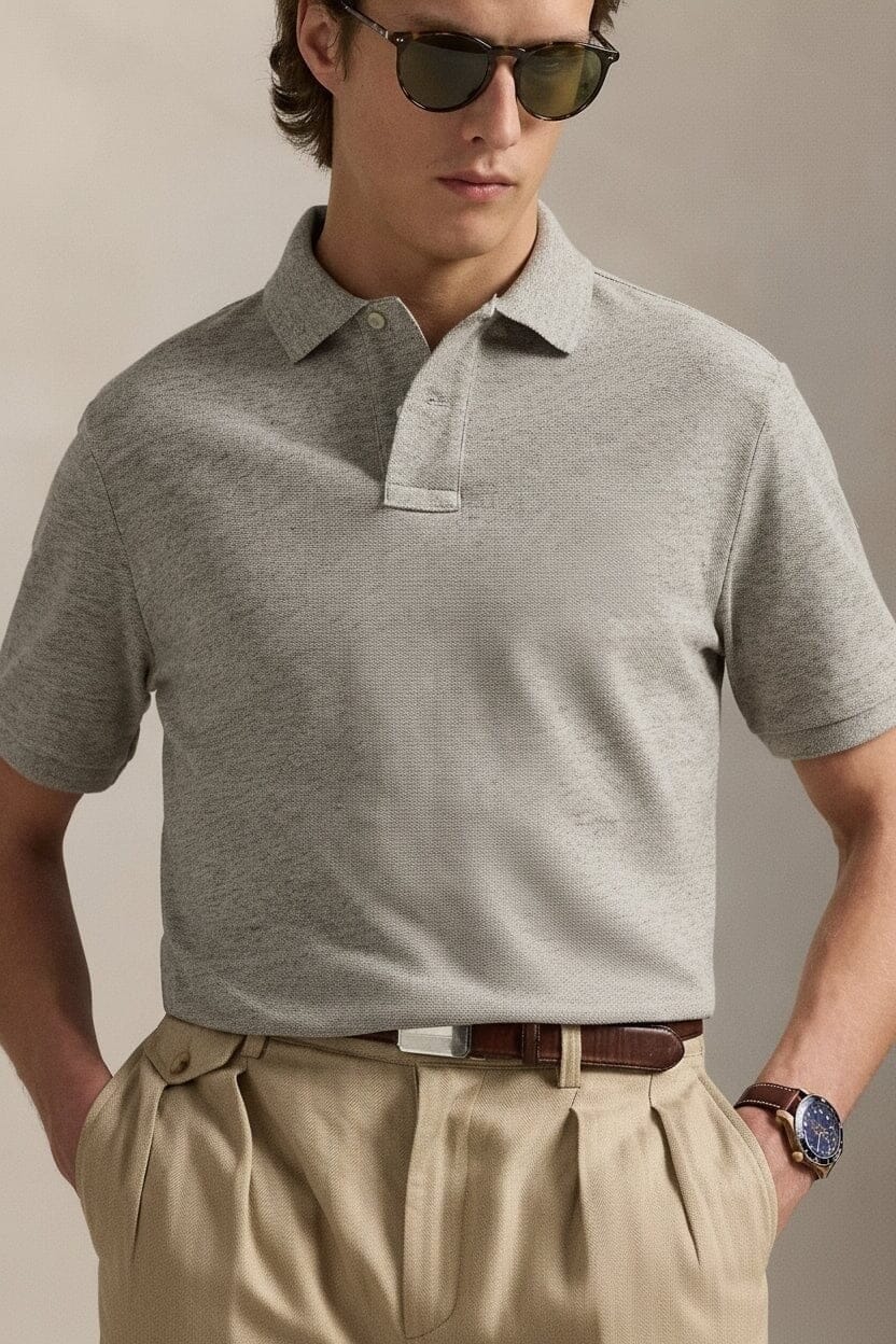 Classic Fit Polo Bear Mesh Poloshirt Vahler 