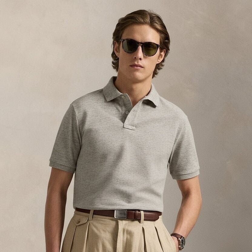 Classic Fit Polo Bear Mesh Poloshirt Vahler 