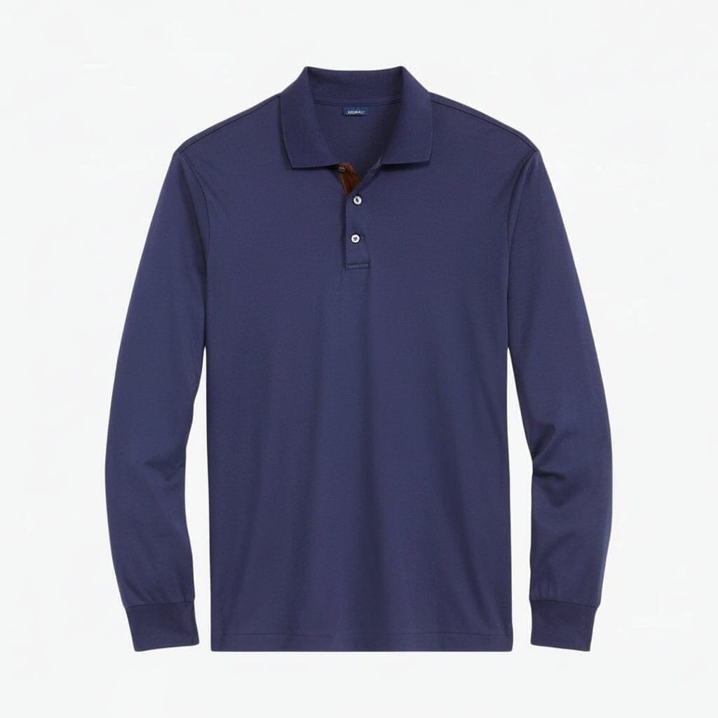 Classic Fit Polo-Shirt Aus Weicher Baumwolle Vahler Elegantes Navy S 