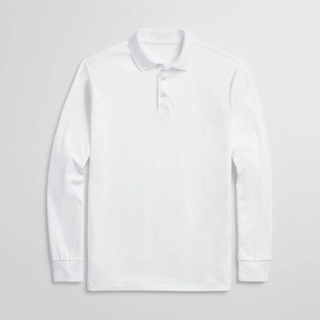 Classic Fit Polo-Shirt Aus Weicher Baumwolle Vahler Weiß S 