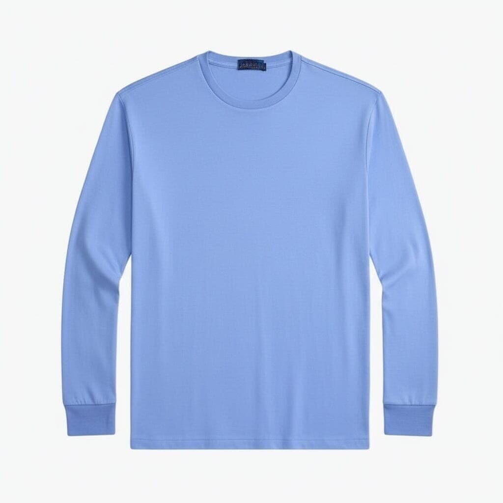 Classic Fit Rundhals T-SHIRT Aus Weicher Baumwolle Vahler Blau S 