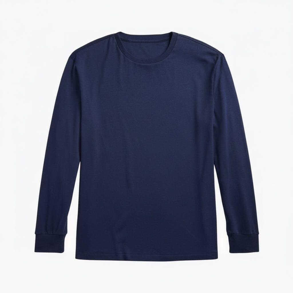 Classic Fit Rundhals T-SHIRT Aus Weicher Baumwolle Vahler Marineblau S 