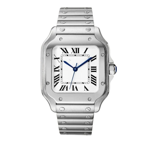 Classic Silber Herrenarmbanduhr Vahler 