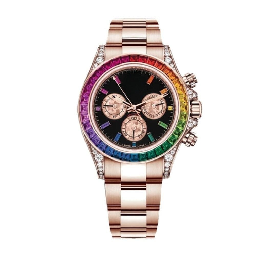 Cosmograph Daytona 116595 RBOW-0001 - Regenbogen Roségold Luxusuhr Vahler 
