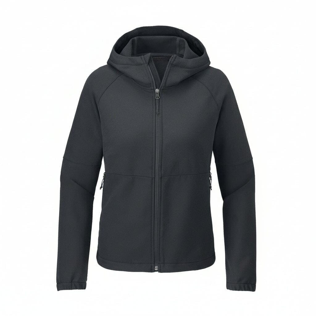 Damen Barr Lake Kapuzen-Softshell-Jacke Vahler Asphaltgrau Dark Heather S 