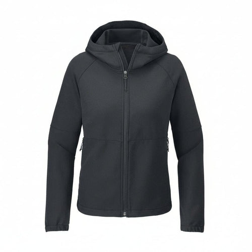 Damen Barr Lake Kapuzen-Softshell-Jacke Vahler Asphaltgrau Dark Heather S 