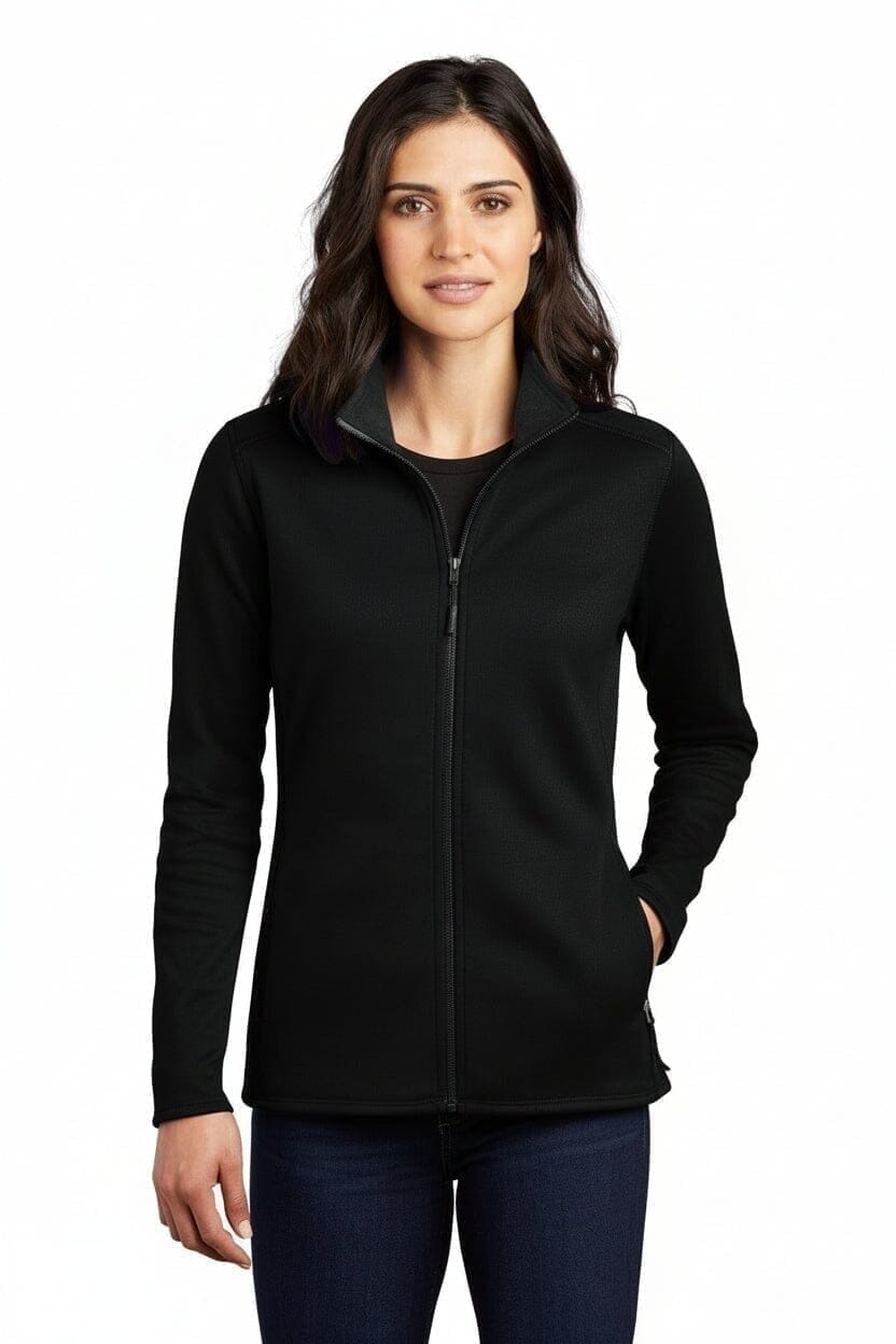 Damen Skyline Fleecejacke Mit Reißverschluss Vahler Schwarz S 