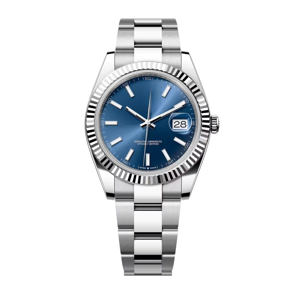 Datejust 126334 - Blaues Zifferblatt, Oyster-Armband, 41mm Vahler 