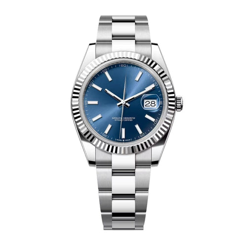 Datejust 126334 - Blaues Zifferblatt, Oyster-Armband, 41mm Vahler 