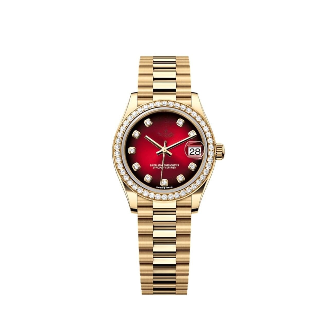 Datejust 31mm Diamant-Lünette Zifferblatt 278288RBR Vahler 