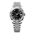 Datejust Diamant Schwarzes Zifferblatt Jubilee 41mm Vahler 