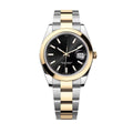 Datejust Gelbgold Schwarzes Zifferblatt 126303 Vahler 