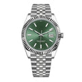 Datejust Grünes Zifferblatt Jubilee Armband 41mm Vahler 