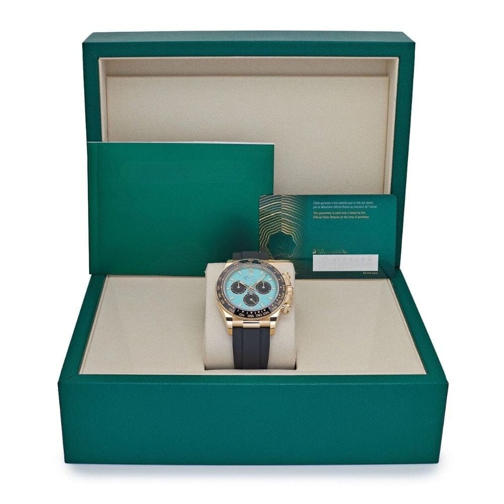 Daytona 126518LN "turquoise Blue" Herrenchronograph Vahler 