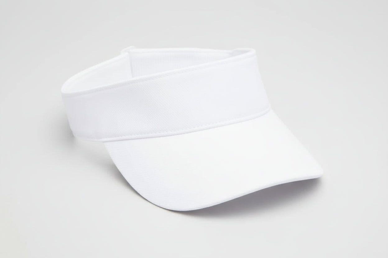 Diamond Taffeta Sport Visor Vahler Weiß 