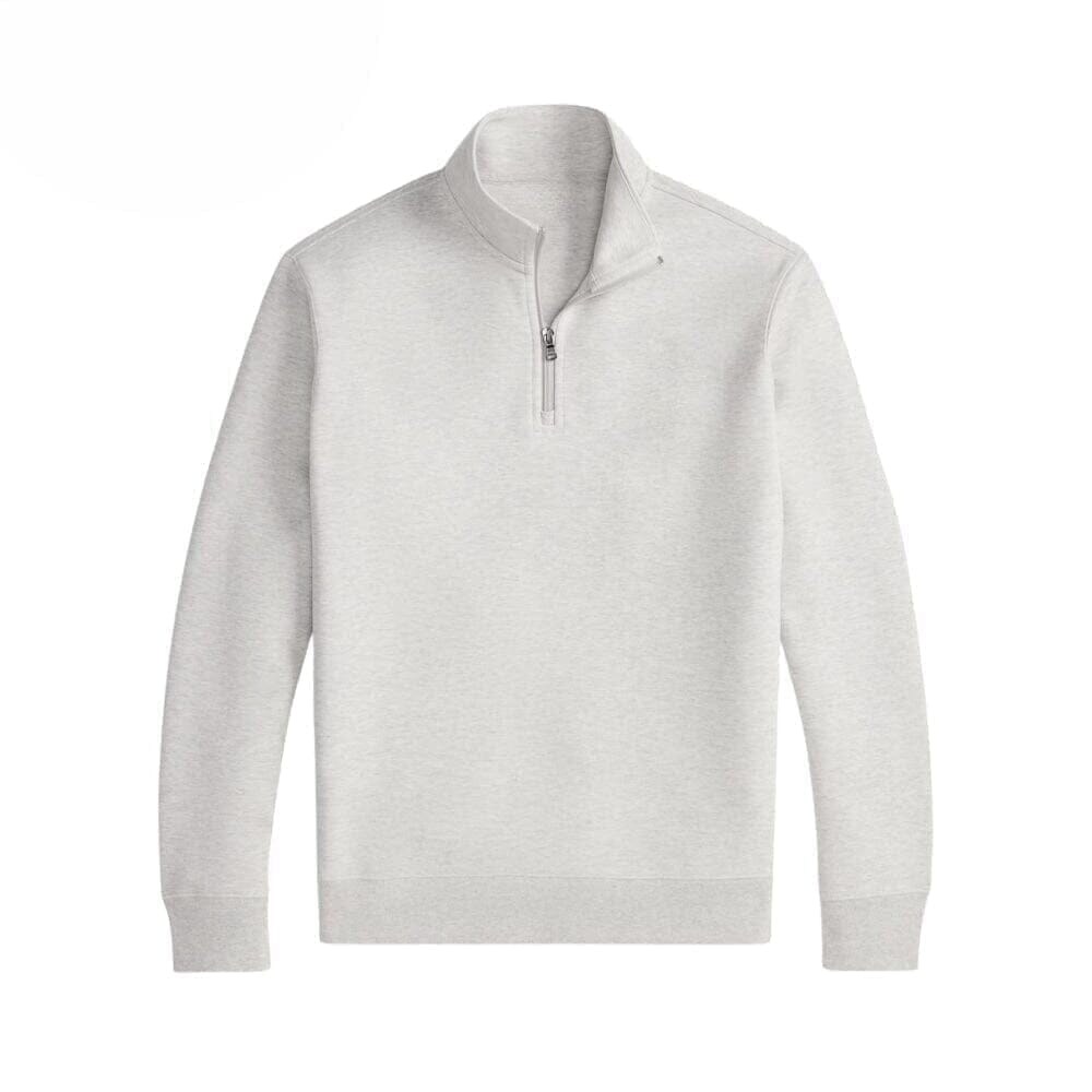 Doppelstrick Stehkragen Pullover Mit Viertelreißverschluss Vahler Marineblau S 