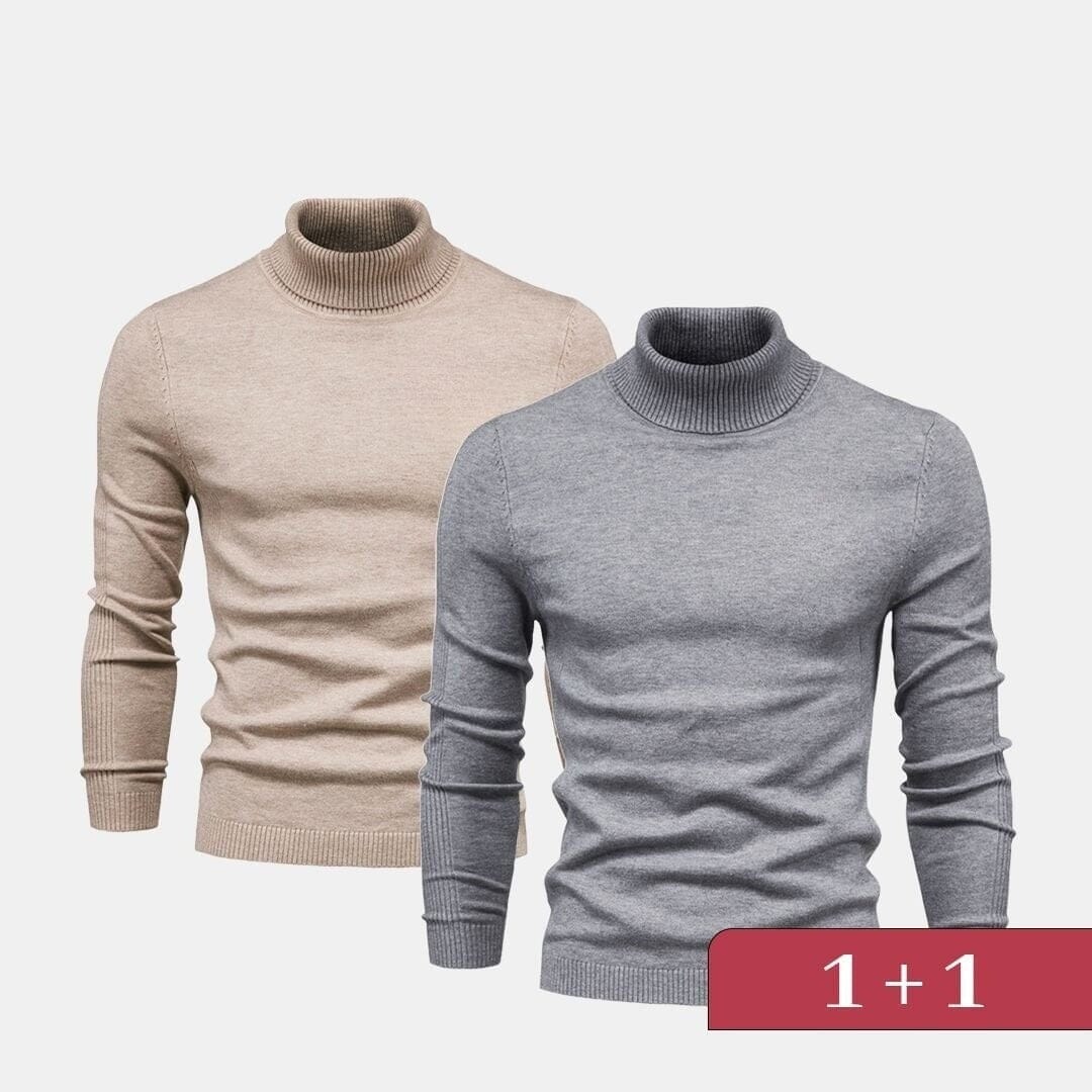 Double Elegance Rollkragenpullover – Kaufe 1, Erhalte 1 Gratis Vahler 
