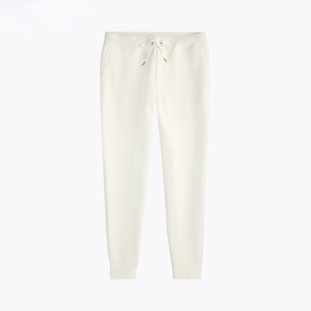 Double-Knit Jogginghose Vahler Weiß 28 